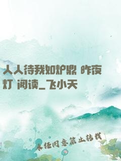 人人待我如炉鼎 昨夜灯 阅读